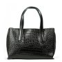 Сумка Шкіряна Жіноча Класична ALEX RAI 8815 black croco