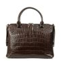 Сумка Шкіряна Жіноча Класична ALEX RAI 8542 brown croco