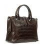Сумка Шкіряна Жіноча Класична ALEX RAI 8542 brown croco