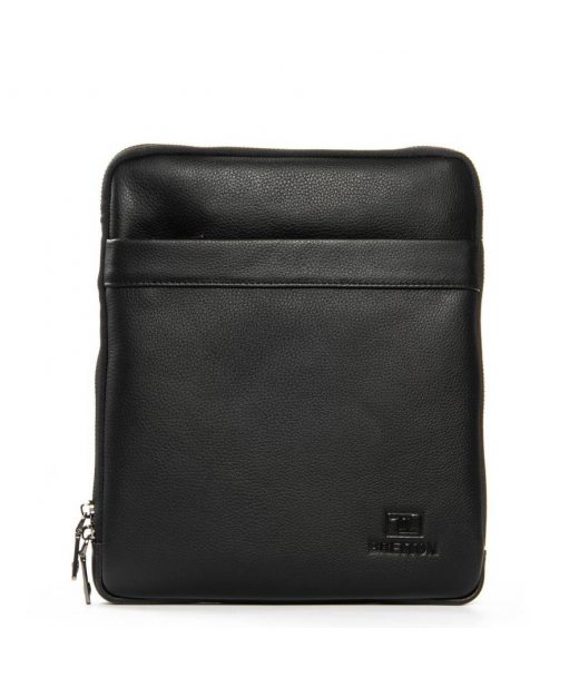 Сумка Шкіряна Чоловіча Планшет BRETTON 3846-3 black