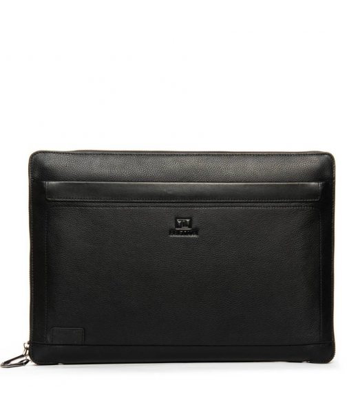 Сумка чоловіча папка шкіряна BRETTON 4935-6 black