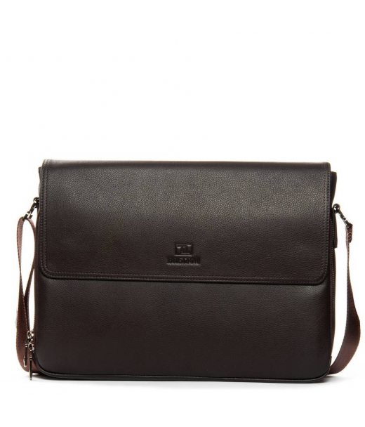 Сумка Чоловіча Портфель шкіра BRETTON 3710-7 brown