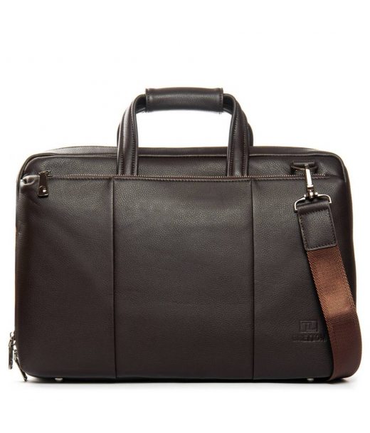 Сумка Чоловіча Портфель шкіра BRETTON 1439A brown