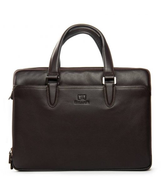 Сумка Чоловіча Портфель шкіра BRETTON 411-1 brown