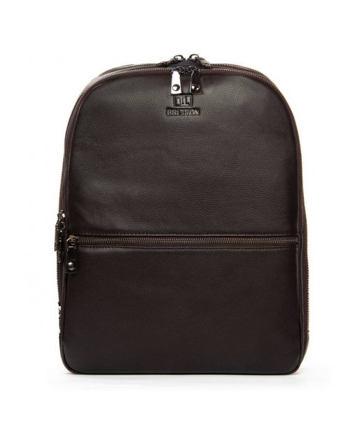 Рюкзак Шкіряний Міський BRETTON 1650-15 brown