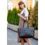 Кожаная плетеная женская сумка Пазл Xl черная Krast - BN-BAG-34-g BlankNote