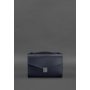Жіноча шкіряна сумка-кроссбоді Lola темно-синя - BN-BAG-35-navy-blue BlankNote