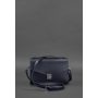 Жіноча шкіряна сумка-кроссбоді Lola темно-синя - BN-BAG-35-navy-blue BlankNote 