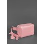 Шкіряна жіноча поясна сумка Dropbag Mini рожева - BN-BAG-6-pink BlankNote 