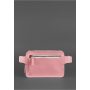 Шкіряна жіноча поясна сумка Dropbag Mini рожева - BN-BAG-6-pink BlankNote 