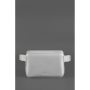Шкіряна жіноча поясна сумка Dropbag Mini сіра - bn-bag-6-shadow BlankNote
