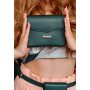 Набор женских зеленых кожаных сумок Mini поясная/кроссбоди - BN-BAG-38-malachite BlankNote 