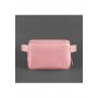 Шкіряна жіноча поясна сумка Dropbag Mini рожева - BN-BAG-6-pink BlankNote 