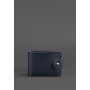Шкіряне портмоне 4.3 темно-синє - BN-PM-4-3-navy-blue BlankNote