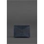 Кожаная визитница 5.0 темно-синяя - BN-KK-5-navy-blue BlankNote