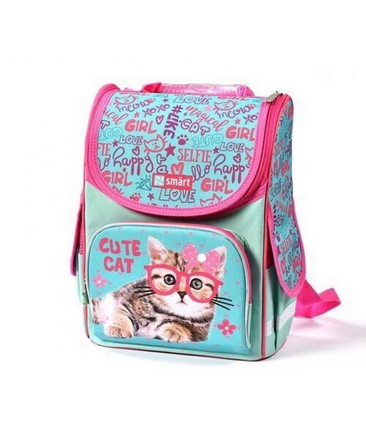 Рюкзак школьный каркасный SMART PG-11 Cute Cat 558052